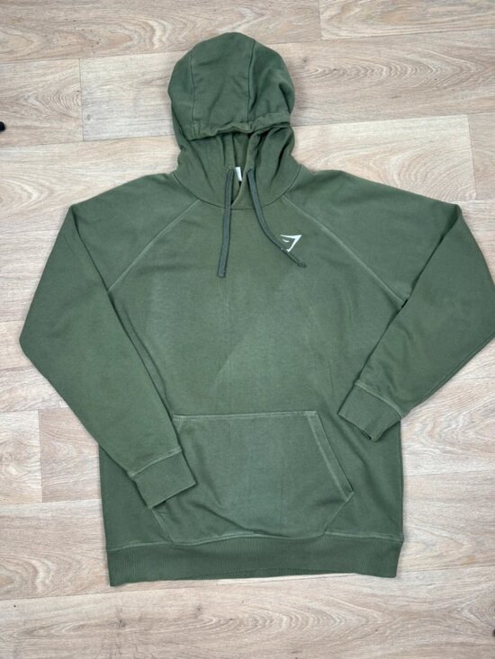 Other - Men’s Dark Green Pullover Hoodie with Kangaroo Pocket Size L